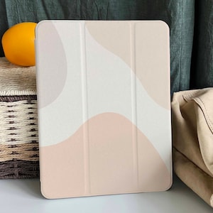 Layered Sand Pink Magnetic Smart Case Cover iPad 9 Case, iPad Mini 6 iPad Air iPad Pro 2021 Case, iPad Air 5 Air 4 iPad Pro 11 Case
