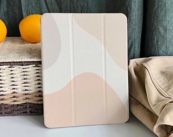Layered Sand Pink Magnetic Smart Case Cover iPad 9 Case, iPad Mini 6 iPad Air iPad Pro 2021 Case, iPad Air 5 Air 4 iPad Pro 11 Case