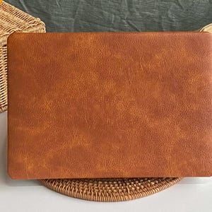 Vintage Brown Leather MacBook Case Protect Cover for Macbook Pro 14 Case Macbook Air 13 Case Pro 13 Case, Pro 15, Pro 16, Macbook Pro Case