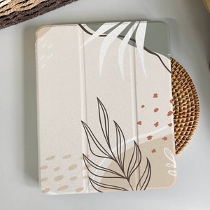 Beige Plants Zone Funda inteligente magnética Funda para iPad 9, Funda para iPad Mini 6 iPad Air iPad Pro 2021, Funda para iPad Air 5 Air 4 iPad Pro 11