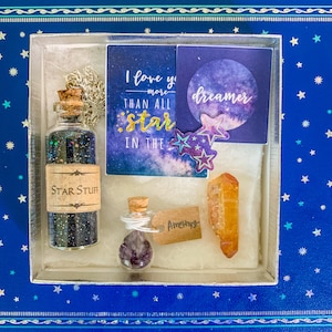 Cosmic Gift Box, Space Box, Stars, Mystery Gift Box, Star Stuff, Cosmic Witch, Space Vibes, Mystery Box