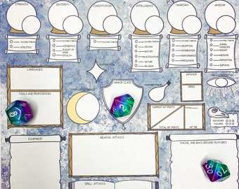 Magician’s Tower Character Sheet for DnD 5e