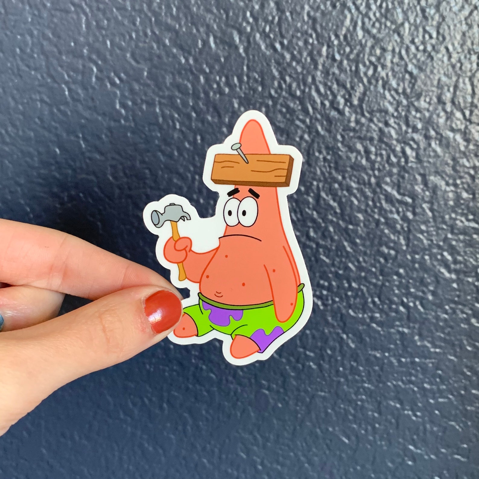 Patrick Star SpongeBob Meme Vinyl Sticker | Etsy