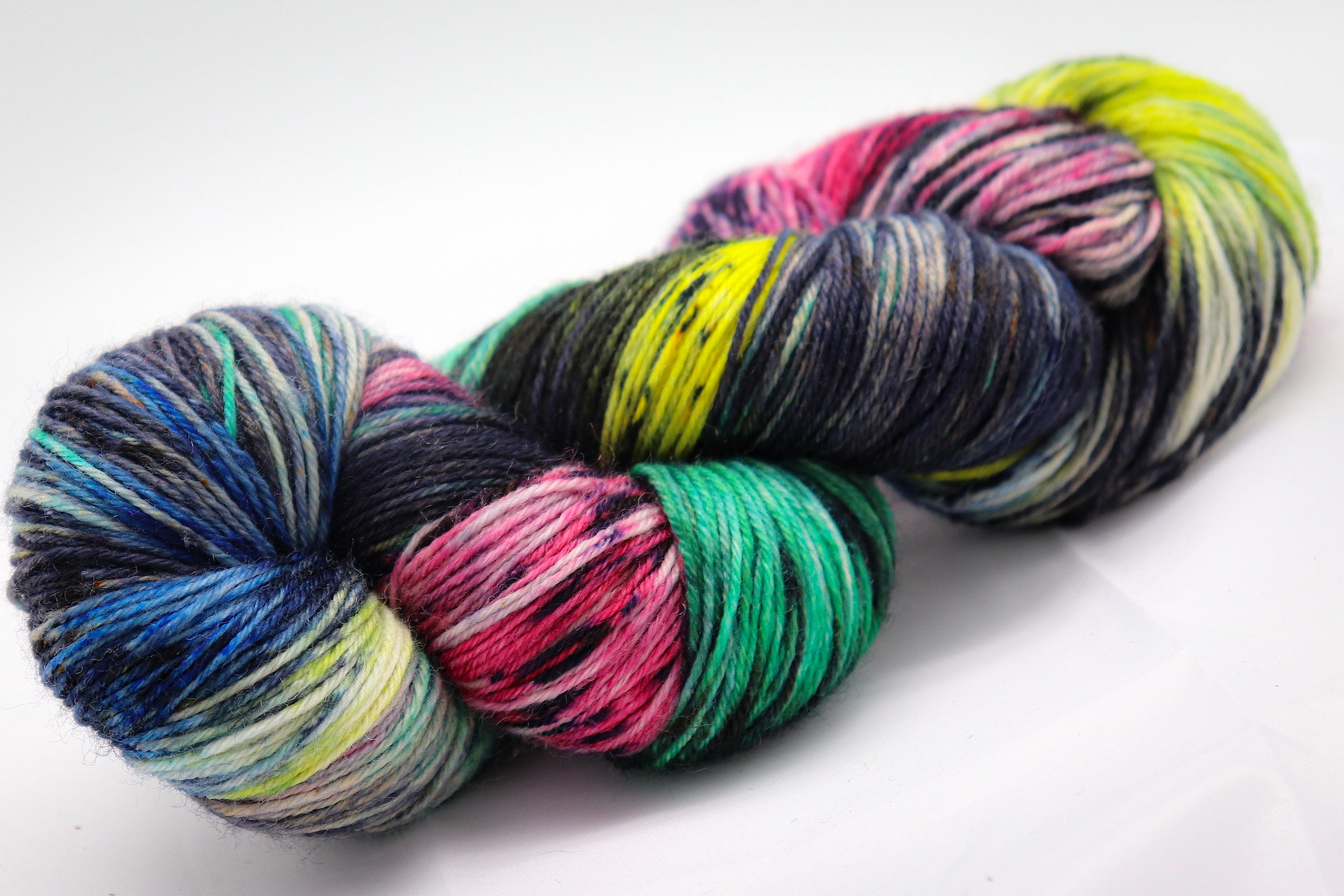 Hand dyed yarn Superwash Merino DK Sport Weight yarn | Etsy