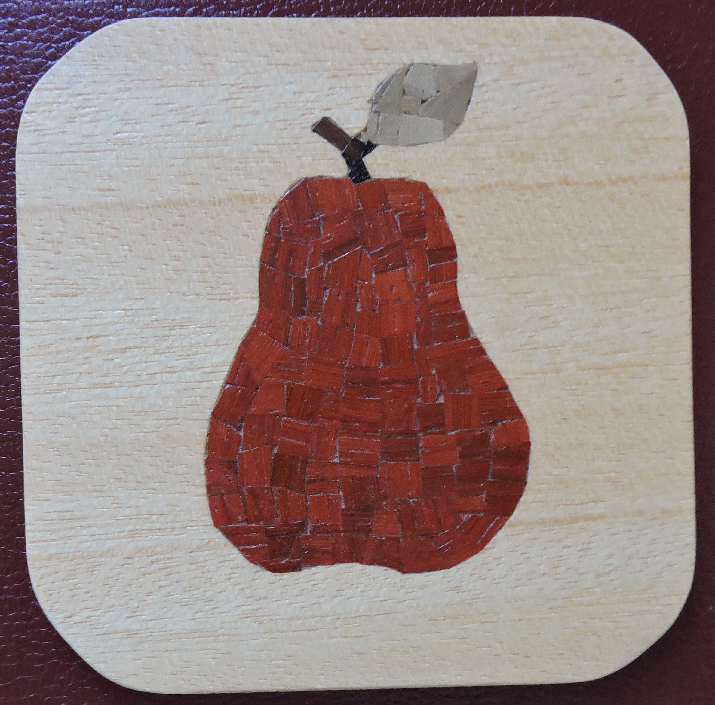 Sous Verre en Bois Précieux Fait Main Pour Décorer et Protéger Votre Table