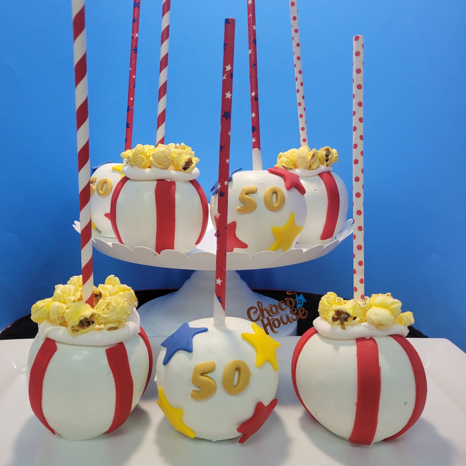 Carnival Circus / Popcorn / Chocolate Candy Apples Party Etsy