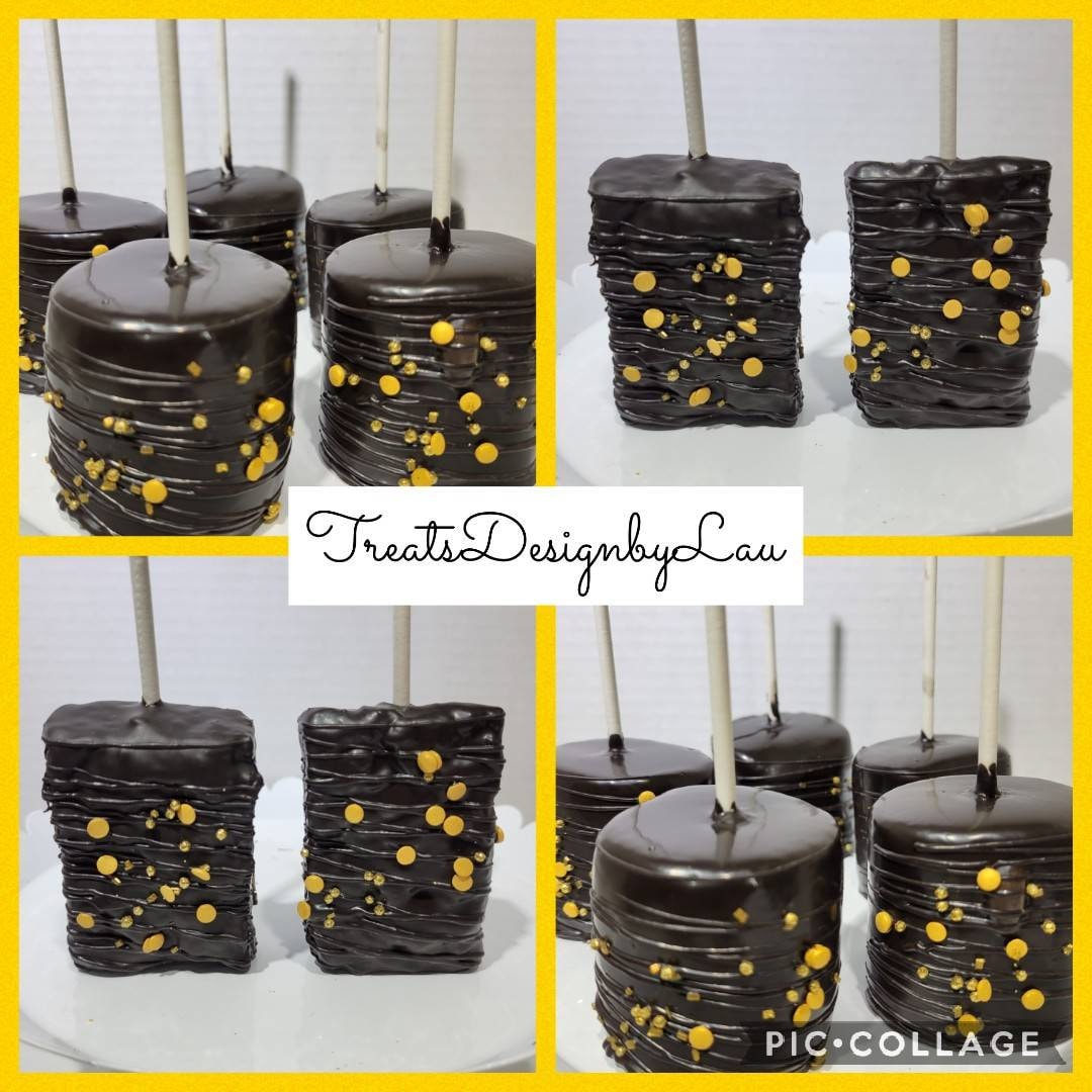 48p Black & Gold treats bundle candy table. Wedding | Etsy