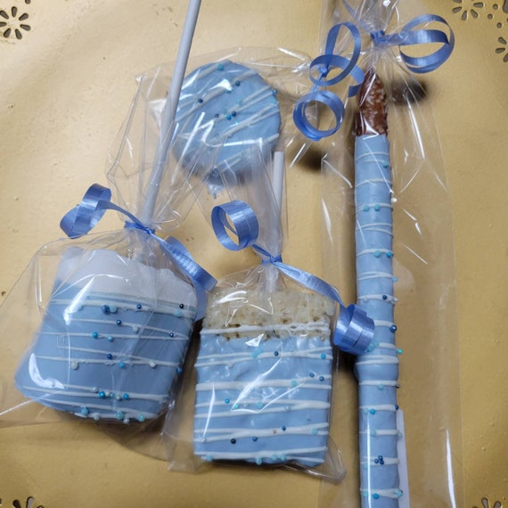 60ct Baby Shower Boy Treats Bundle Candy Table. 