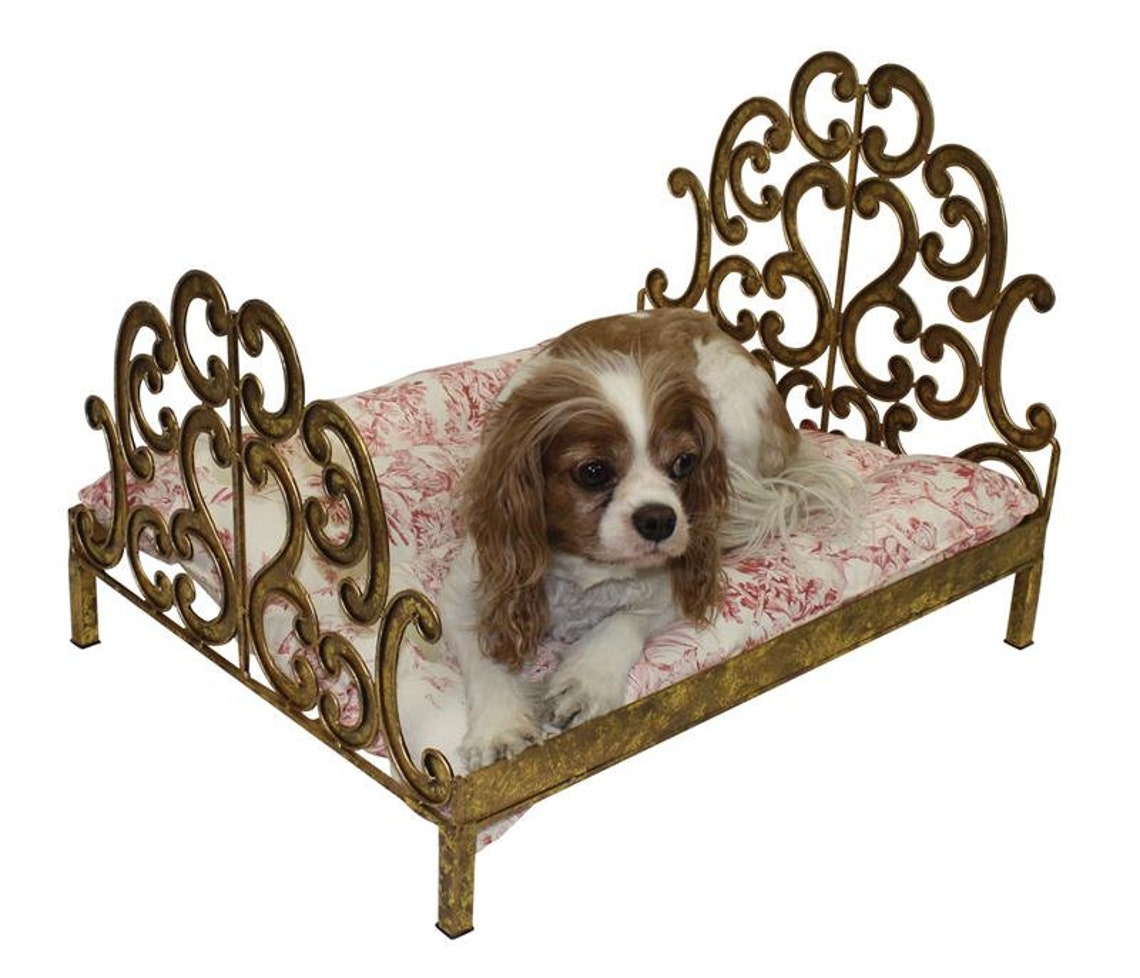 Wrought Iron Pet Bed in Italian Gold Etsy