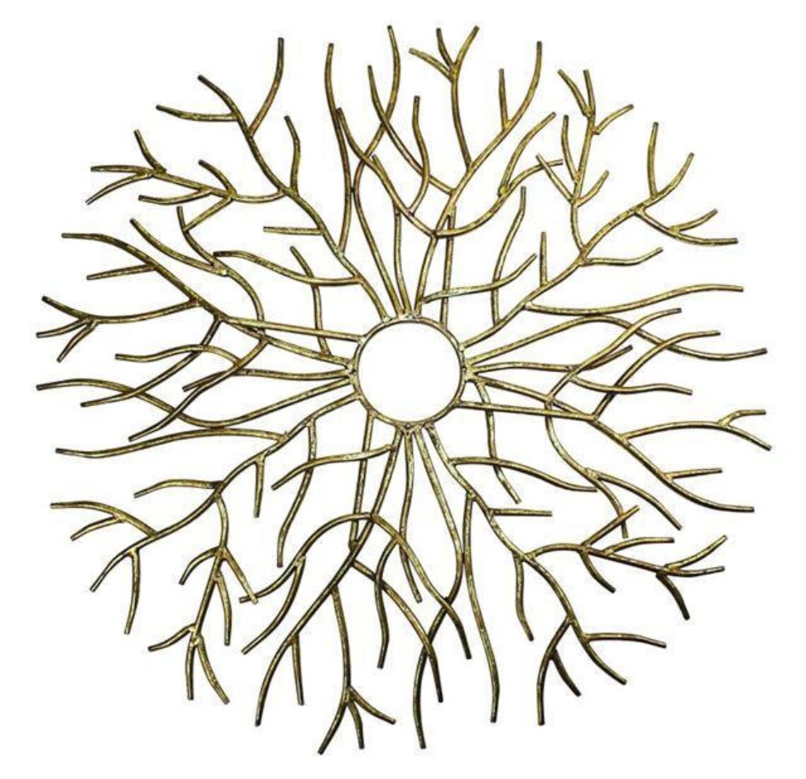 Designer Wall Medallion in Italian Gold Etsy