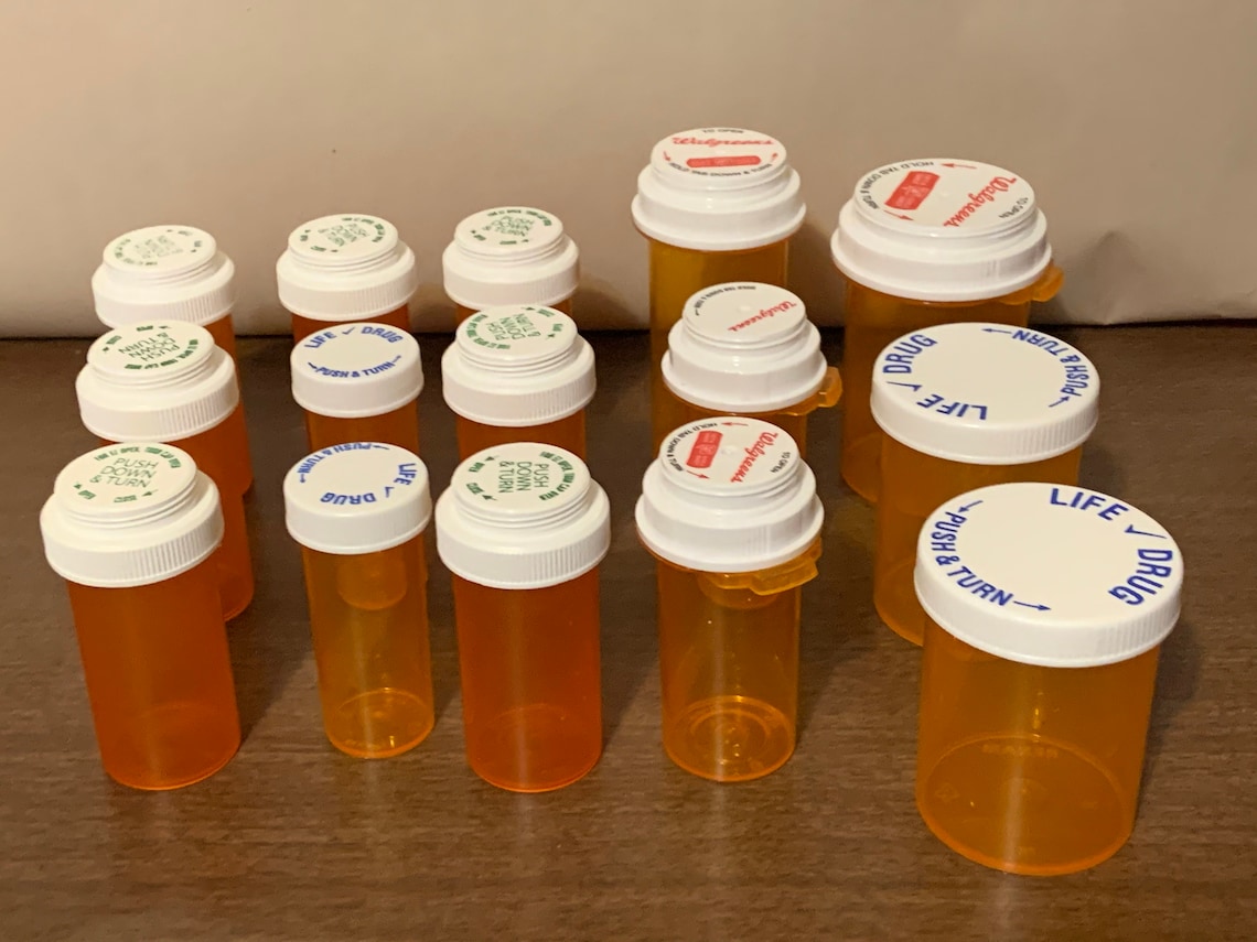 Empty Pill Bottles Lot of 20 Empty Prescription Bottles Etsy