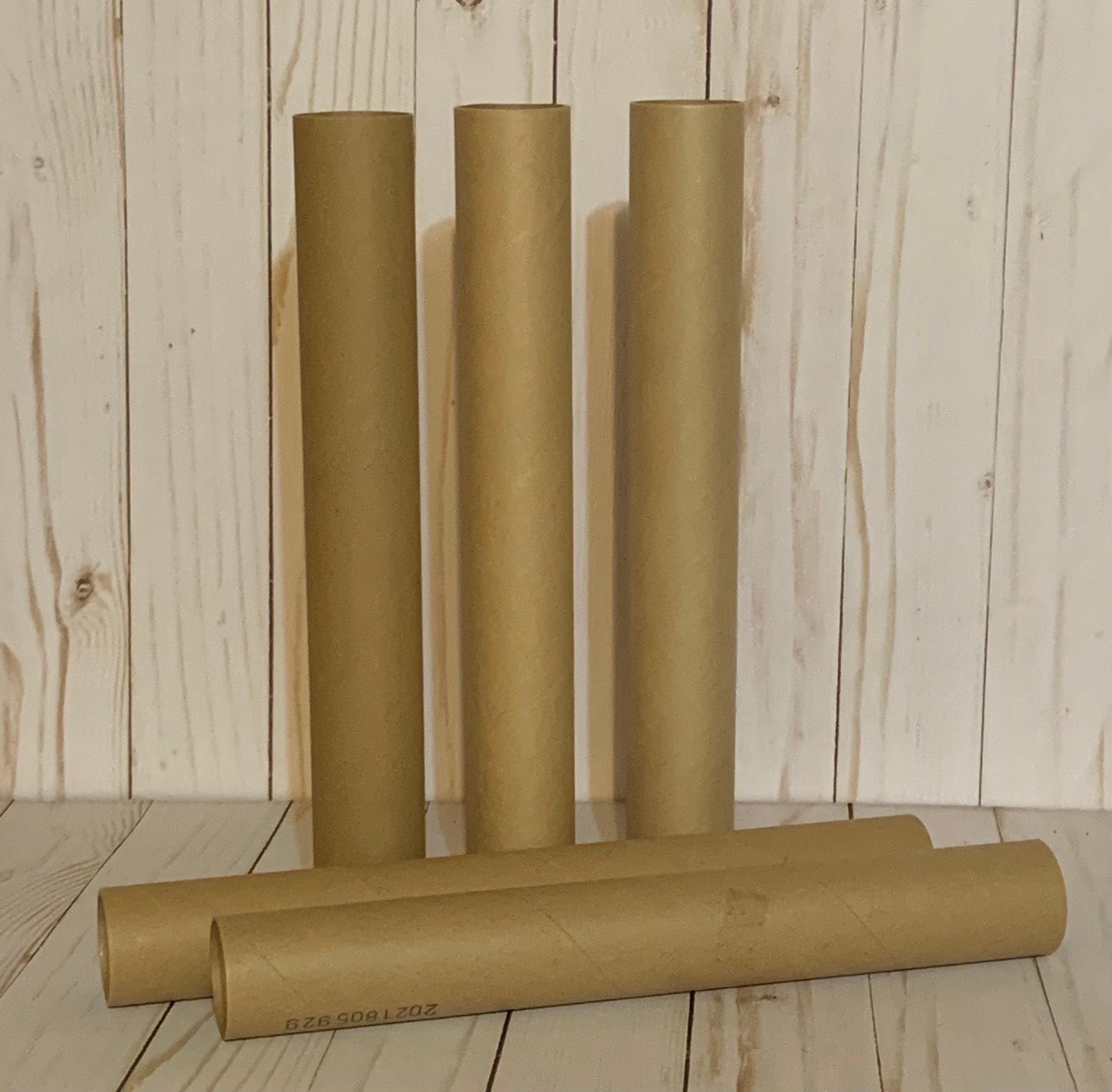 Unpaper Towel Tube Kraft Heavy Duty Cardboard Tube Etsy