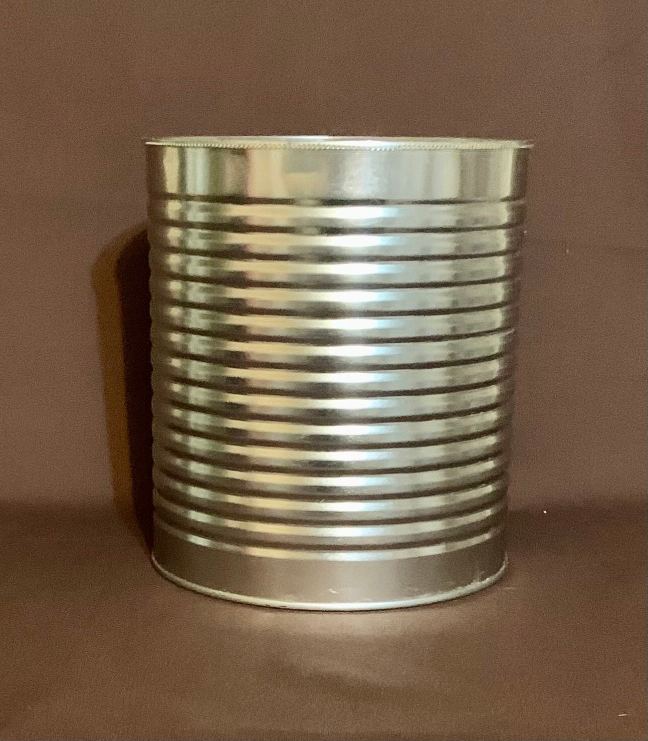XL Tin Can 7 H x 6 W DIY Large Tin Can Gallon Tin Can Etsy