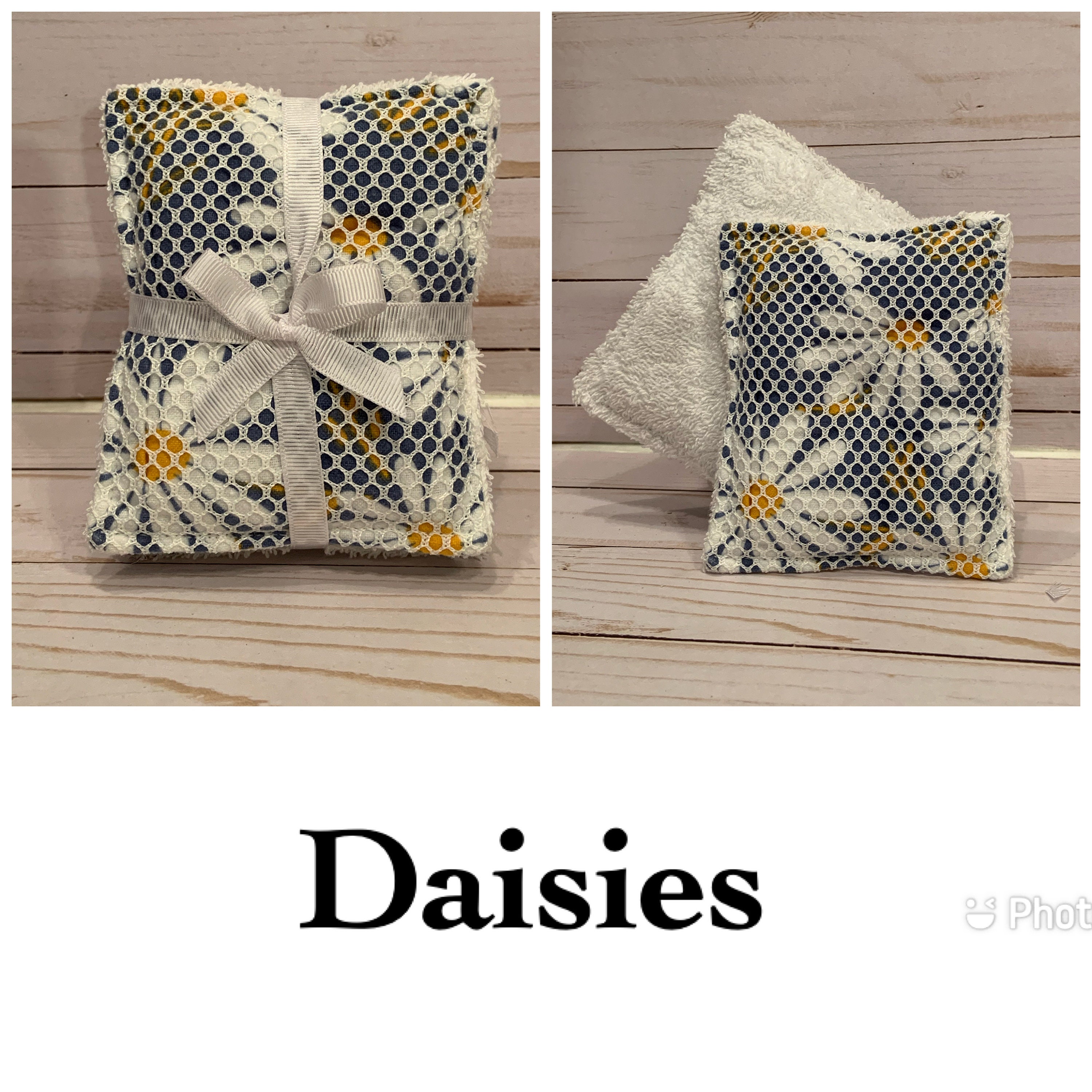 Flannel Unsponge Dish Sponge Reusable Dish Sponge Reusable Etsy