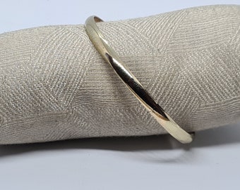 Vintage Shiny Gold Coloured Stacker Bangle 6.5cm