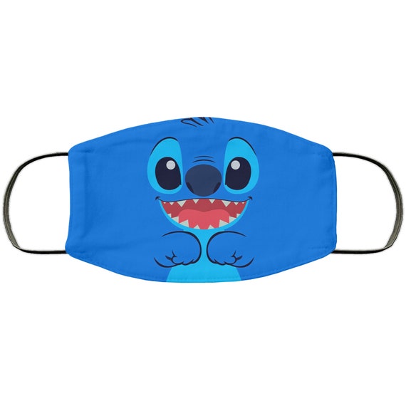 Stitch Face Mask Unisex 3 Layer FaceMaskAdult Kid Face Etsy