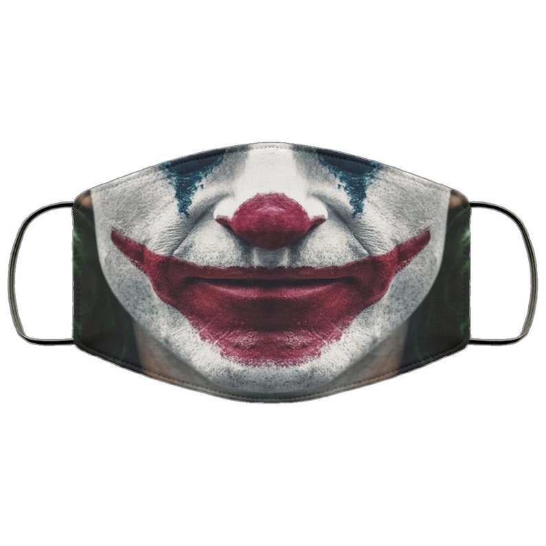Download Joaquin Phoenix Joker Face Mask Unisex 3 Layer | Etsy