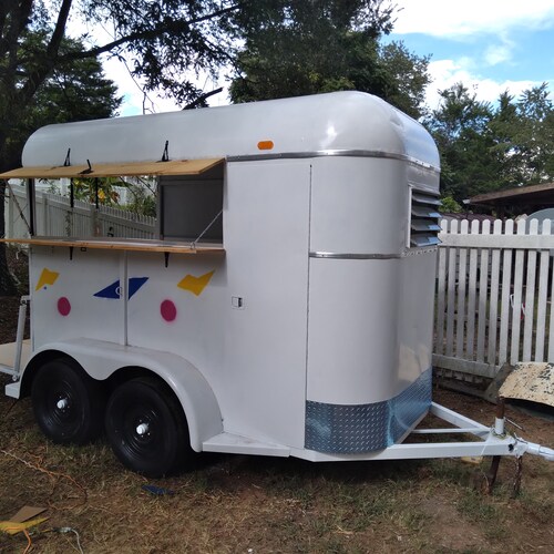 Vintage Horse Trailer Mobile Bar Etsy