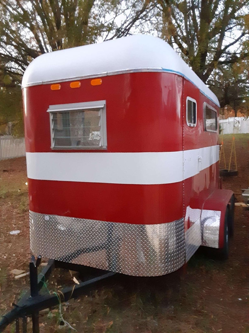 Vintage 1975 Horse Trailer Turn Into Mobile Bar Etsy