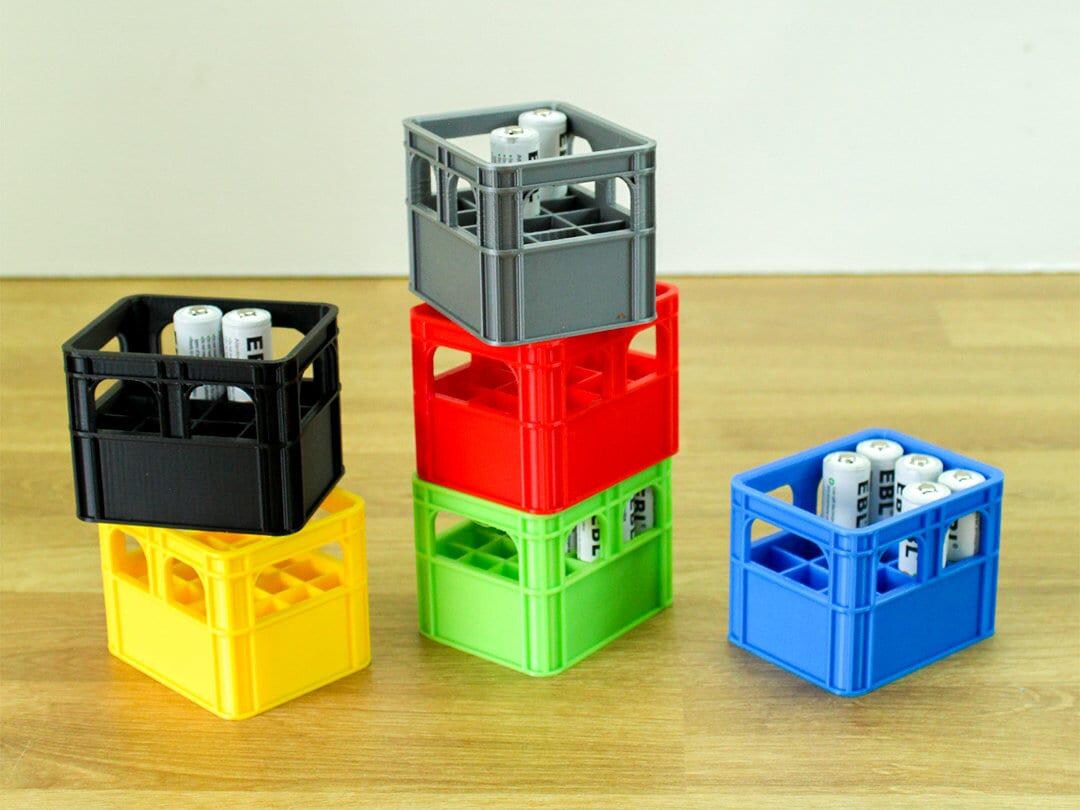 Boîte à Piles En Plastique,AA/AAA Boîte De Rangement,Boîte De Rangement Pour Piles Et Batteries Rechargeables,Boîte De Stockage De Piles,Boîte De Support De Boîtier De Stockage (Transparent*10 PC