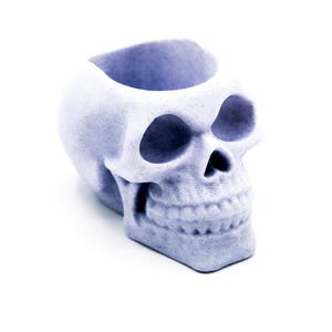 Skull Smooth 3D Printed – Unique Decorative Skull for Home Decor