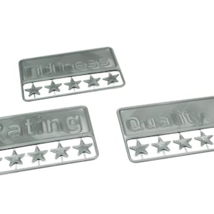 3D sterrenparkeerkaart – modern voertuigaccessoire
