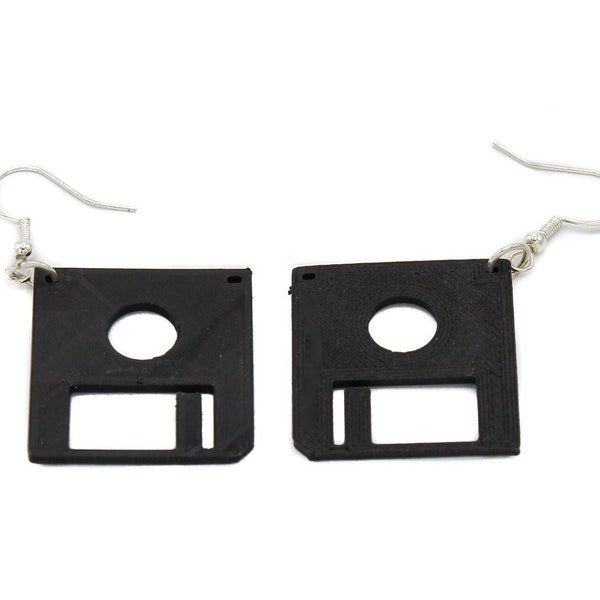 3.5 Inch Floppy Disk Diskette Earrings