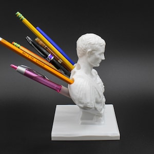 Julius Caesar Office Desk Pen Holder