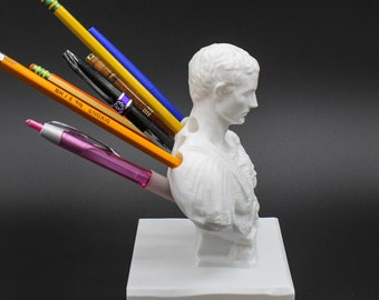 Julius Caesar Office Desk Pen Holder