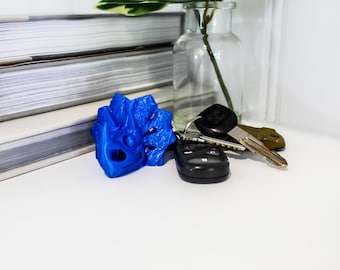 Triceratops Dinosaur Keychain | 3D Printed Articulating Portable Toy