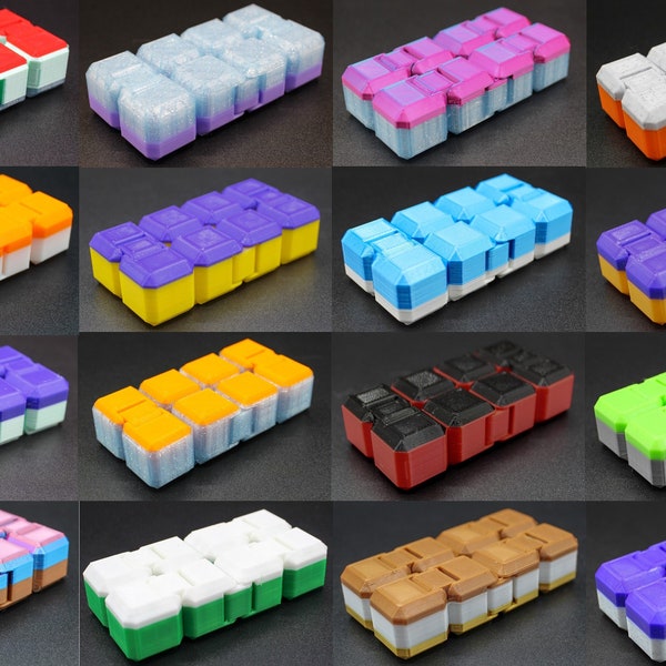 Multicolored Infinity Cubes Fidgets STIM Tools or Choose any Single Color