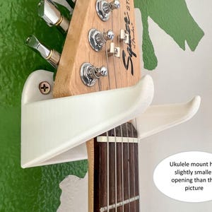 Minimalist Ukulele Mount | Display the Ukulele or Guitar, not the Mount