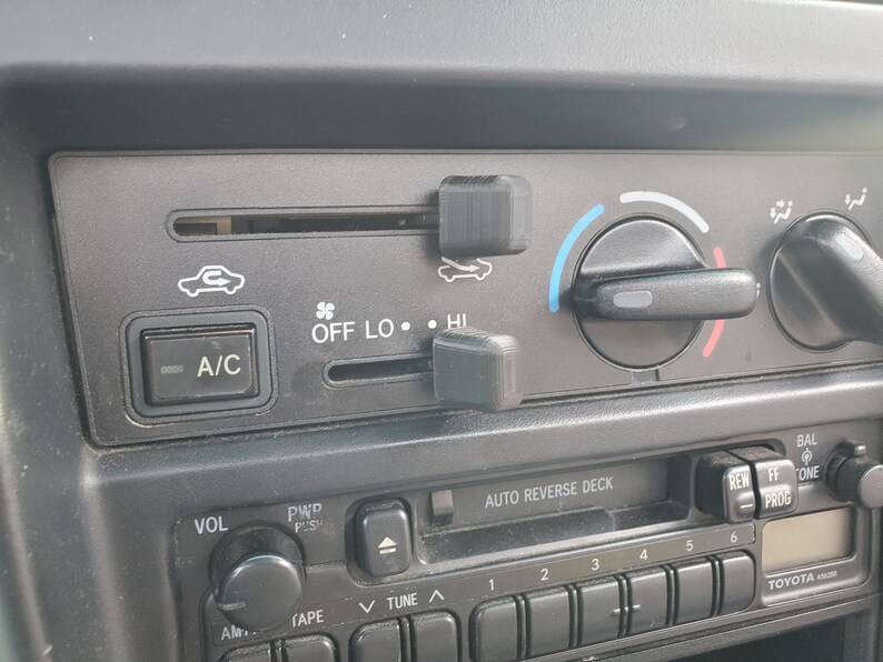 3 PCS Car Fan Panel Control Knob, 1.57In Vehicle AC Heater Control Knob - View #2