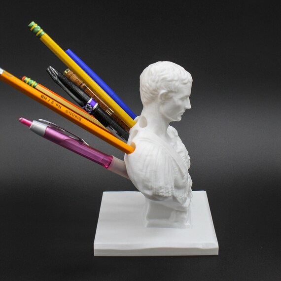 Julius caesar pencil holder deals