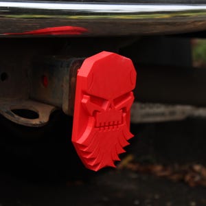 Truck Trailer Hitch Plug | Bearded Skull