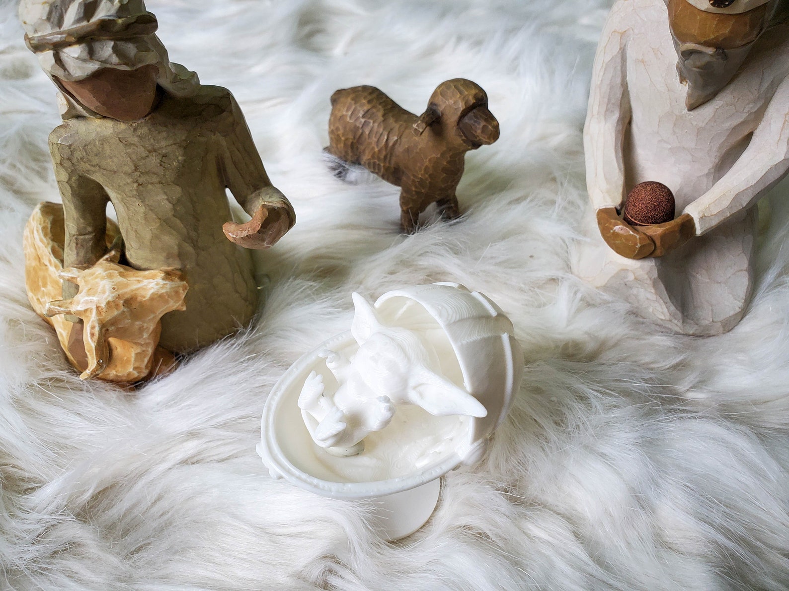 Baby Yoda Nativity Star Wars / Mandalorian Christmas Piece Etsy