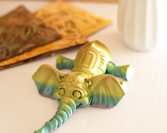 Éléphant géant Fidget Friendly | Compagnon flexible articulé imprimé en 3D