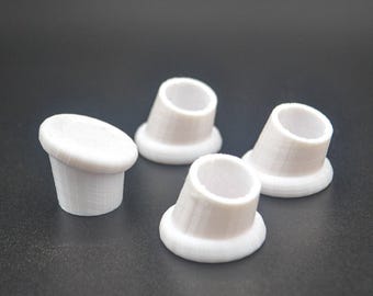 Eames Herman Miller gehoekte glijdersvoeten vervangen | DCM/LCM | Set van 4&quot;
