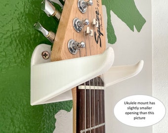 Minimalist Ukulele Mount | Display the Ukulele or Guitar, not the Mount