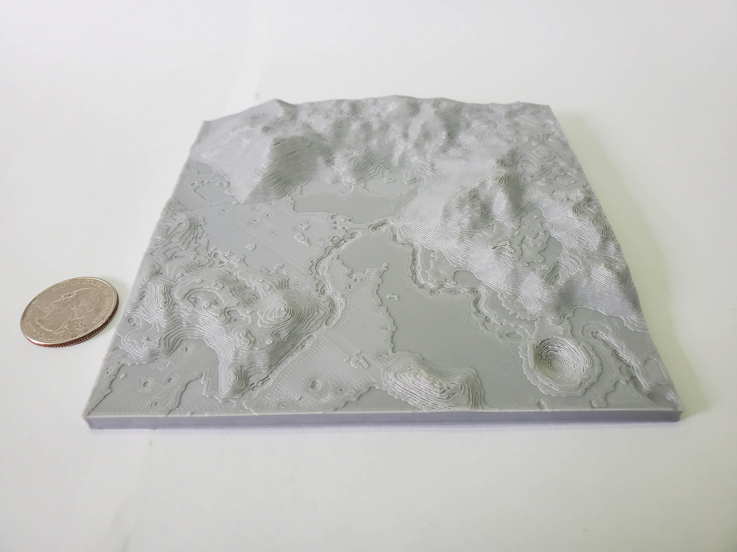 APOLLO 15 Moon Landing Site Accurate 3D Topographical Map of - Etsy