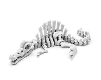 Skeleton Spinosaurus Figurine 3D – Dinosaur Decor for Fossil Fans