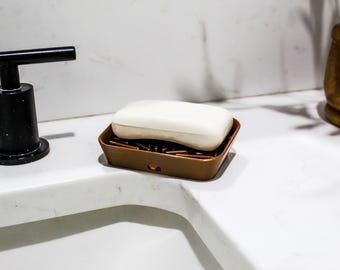 Portasapone Drain 3D – Decorazione minimalista per il bagno