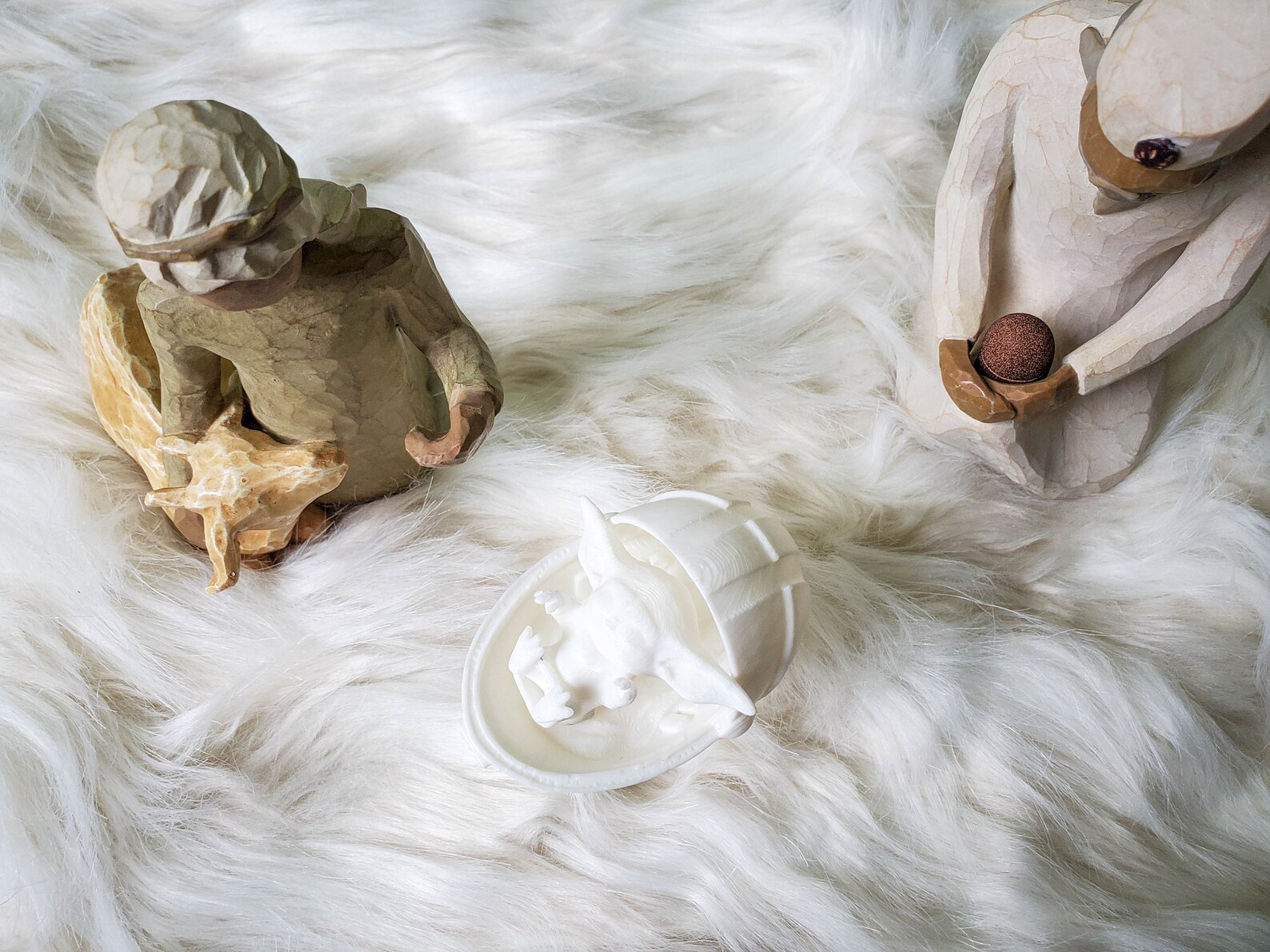 Baby Yoda Nativity Star Wars / Mandalorian Christmas Piece Etsy