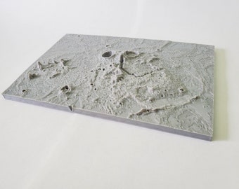 3D Topography Map of the Aristarchus Region on the Moon