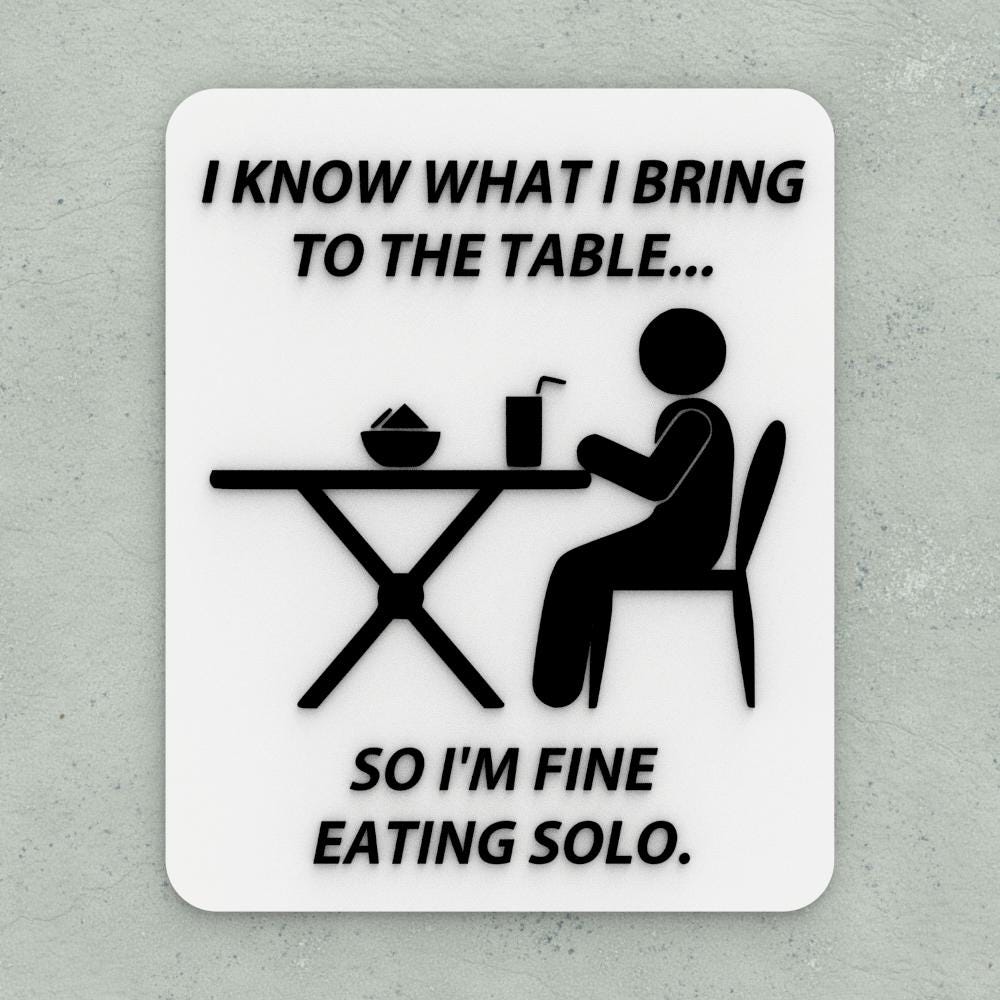 Funny Office Sign: I Know What I Bring to the Table - Etsy