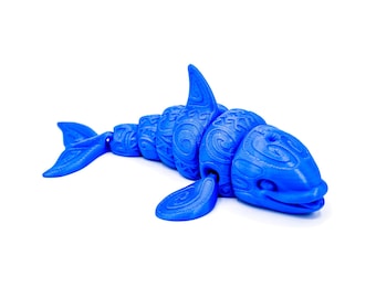 Orca getatoeëerd beeldje 3D – oceaangeïnspireerd decorcadeau