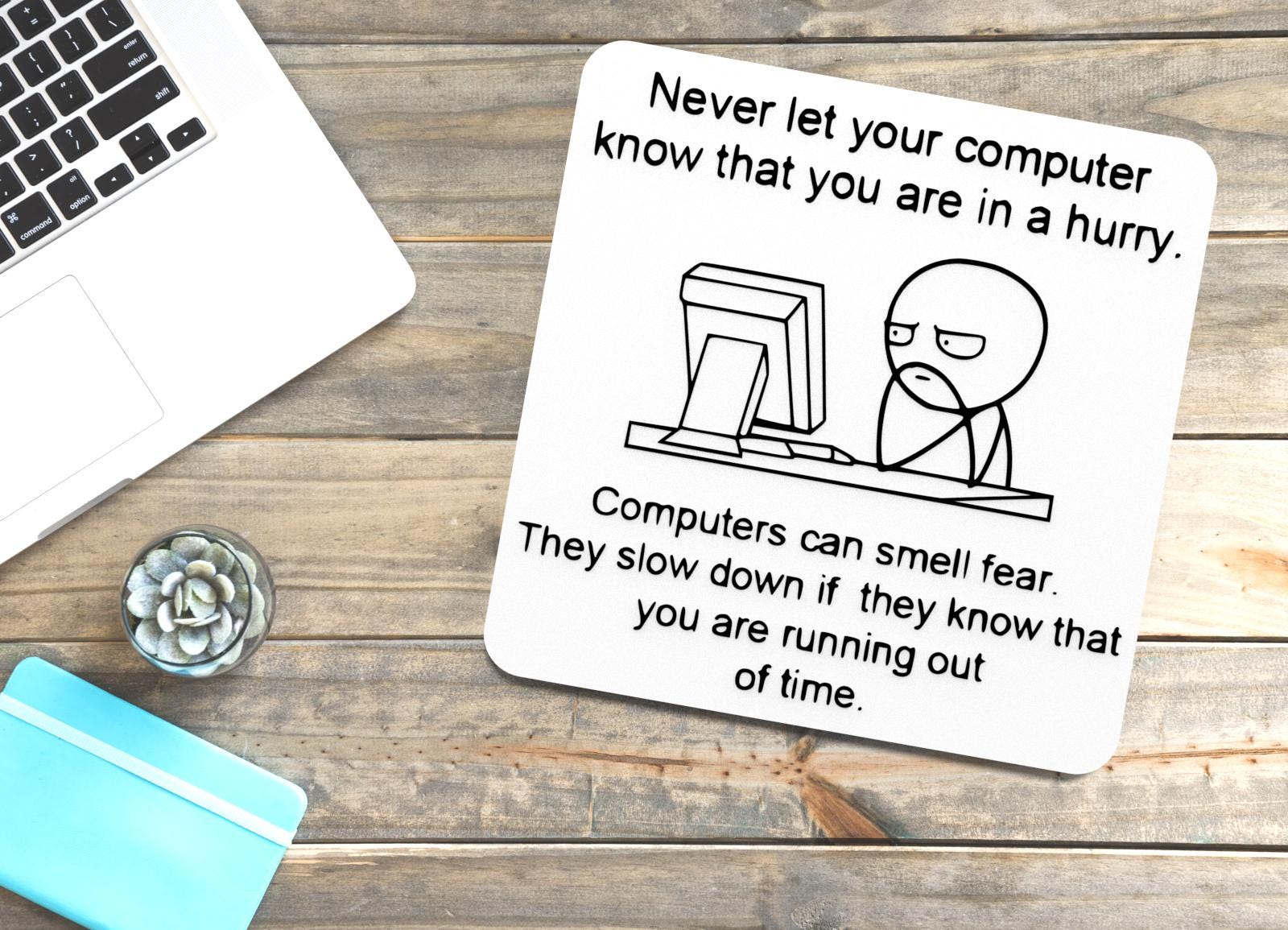 Funny Computer Sign | 3D Embossed Home Office Decor - Etsy
