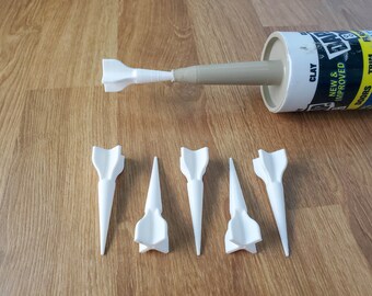 Caulk Saver Rocket Plugs to Prevent Caulk from Drying up