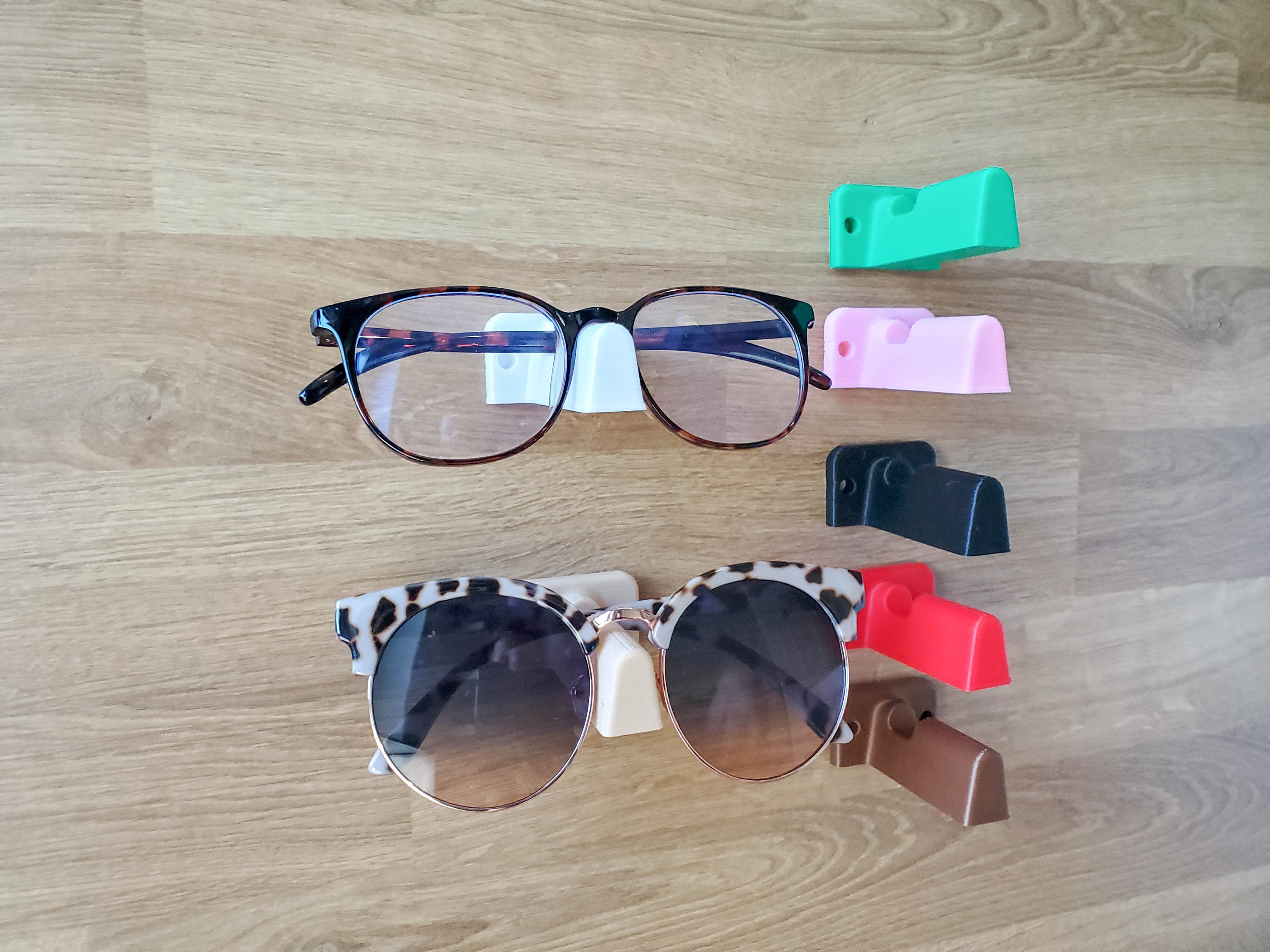 Wall Mount Glasses Stand Minimalist hooks for organizing Etsy