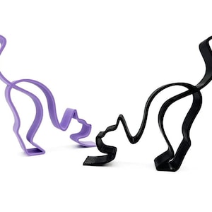 Artistic Cat Figure Desktop or Shelf Decoration